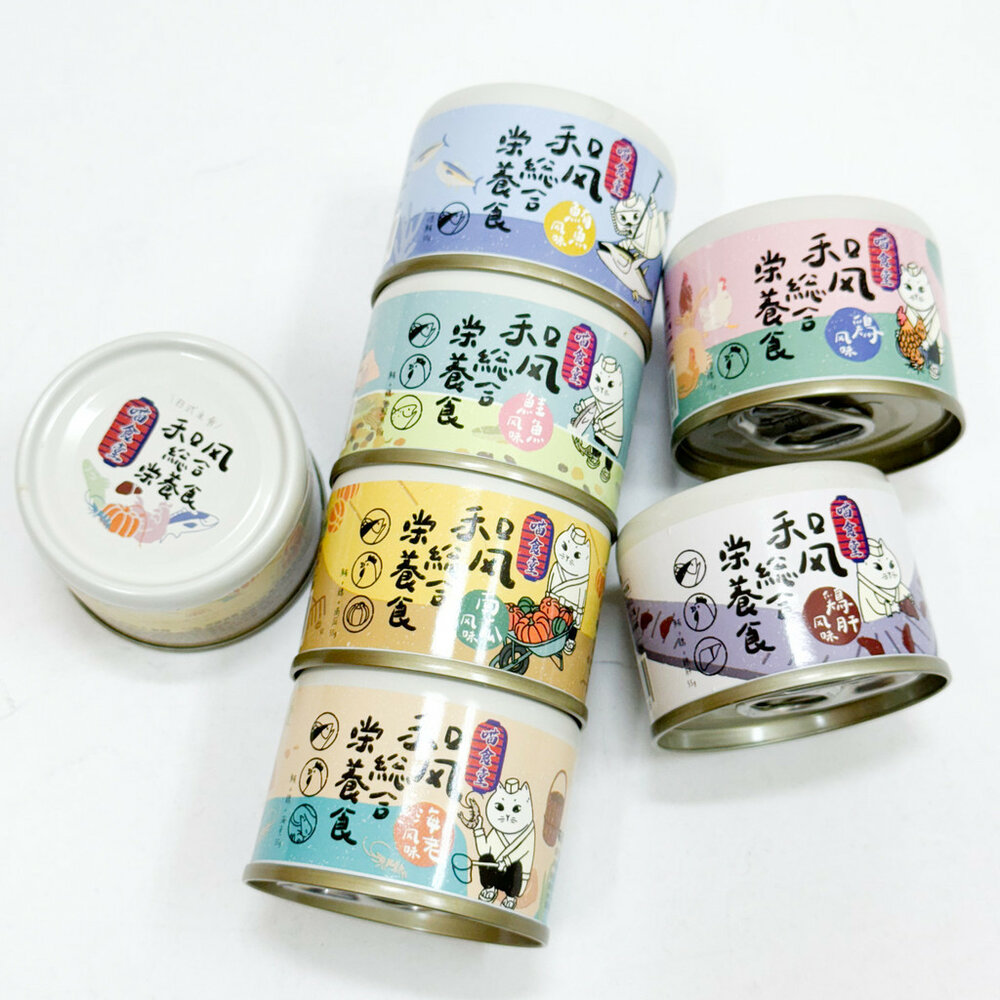 23863879201-喵食堂 和風營養主食罐 55g 泥罐 貓罐頭 寵物食品 罐頭 貓主食罐 貓罐 主食貓罐 成貓 幼貓毛掌櫃寵物店