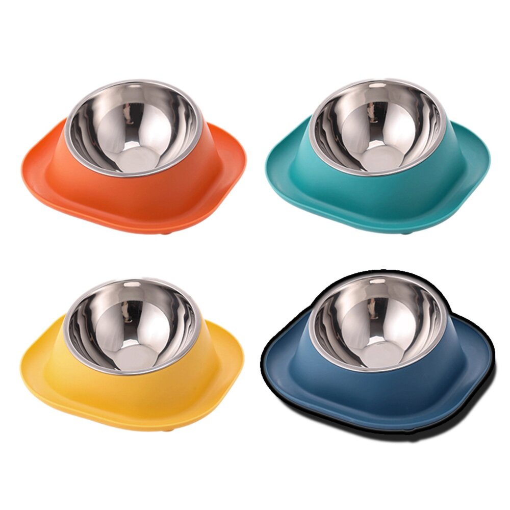 23887763244-HYC不鏽鋼防蟻傾斜 單碗 傾斜寵物碗 寵物食具 不鏽鋼單碗 彩色單碗 貓狗 健康水碗毛掌櫃寵物店