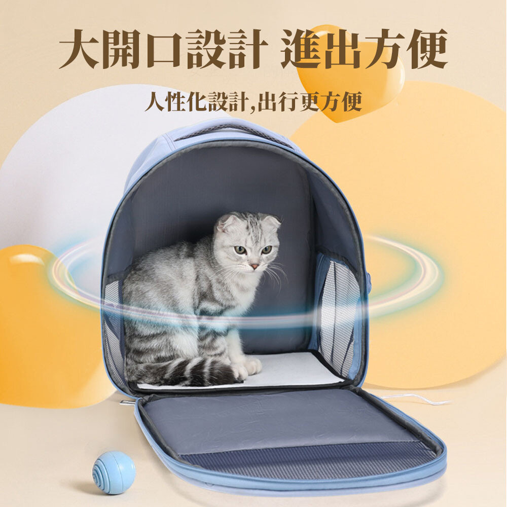 DXM 無印良品風雙肩包 寵物後背包 無印良品風 後背包 寵物包 包包 貓咪包 外出包毛掌櫃寵物店-圖片-4