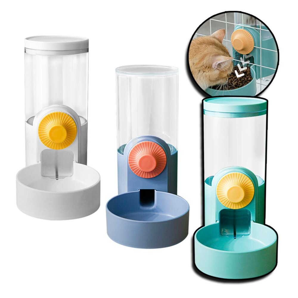 24035089337-GRAC 圓柱掛籠 掛籠碗 飲水器 餵食器 寵物飲水器 飲水機 自動餵食器 自動飲水器 狗碗 貓碗毛掌櫃寵物店