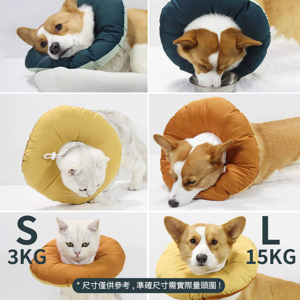 術後頭套 寵物頭套 狗狗頭套 伊莉莎白圈 防舔頭套 防舔圈 貓頭套 狗頭套 寵物防舔頭套 羞恥圈毛掌櫃寵物店-圖片-4