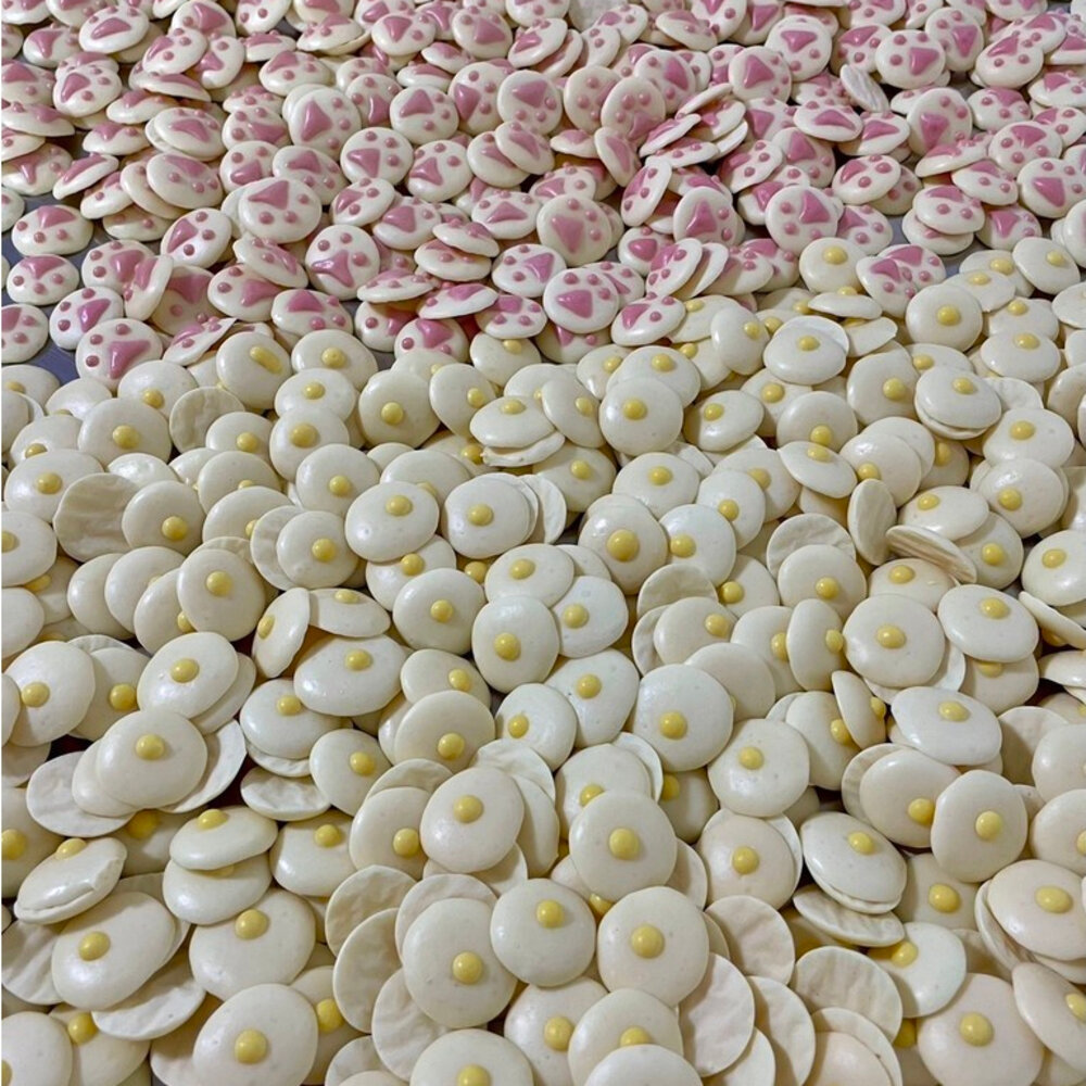 24522909770-香濃蛋黃溶豆 純手工溶豆/副食品/小動物點心/高鈣美食/無糖無澱粉無添加香料毛掌櫃寵物店