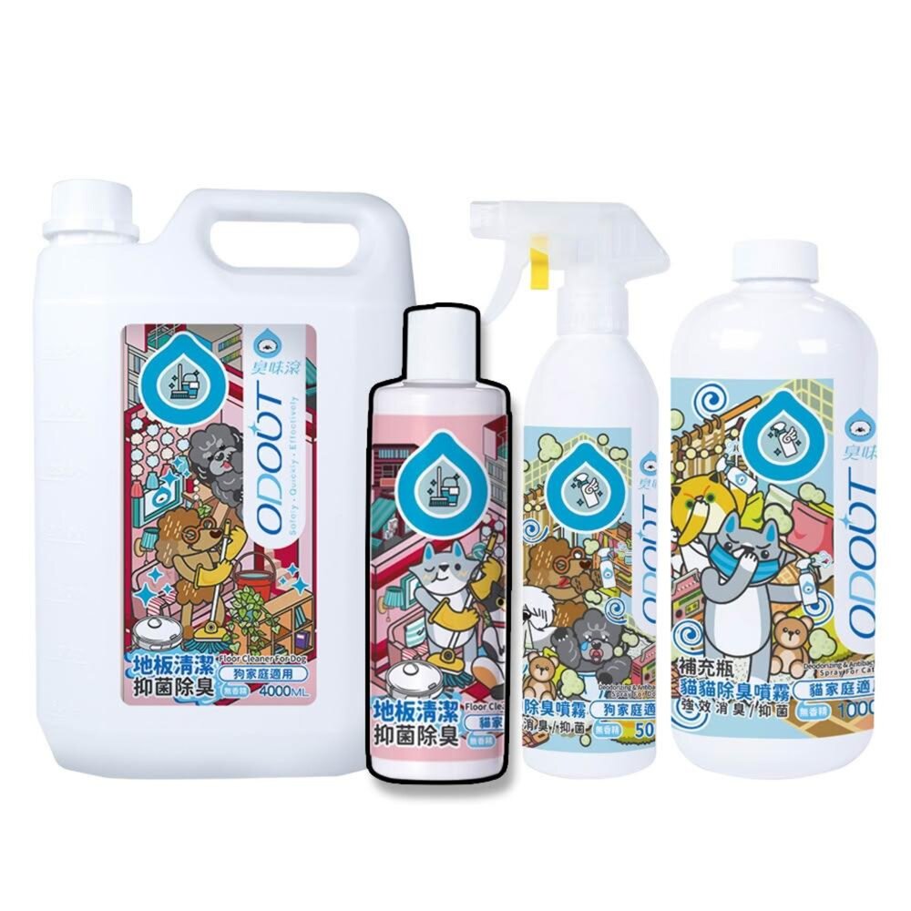 24525612943-臭味滾 犬貓用 地板清潔 除臭噴霧 除臭 環境 臭味滾環境 除臭噴霧 寵物除臭毛掌櫃寵物店