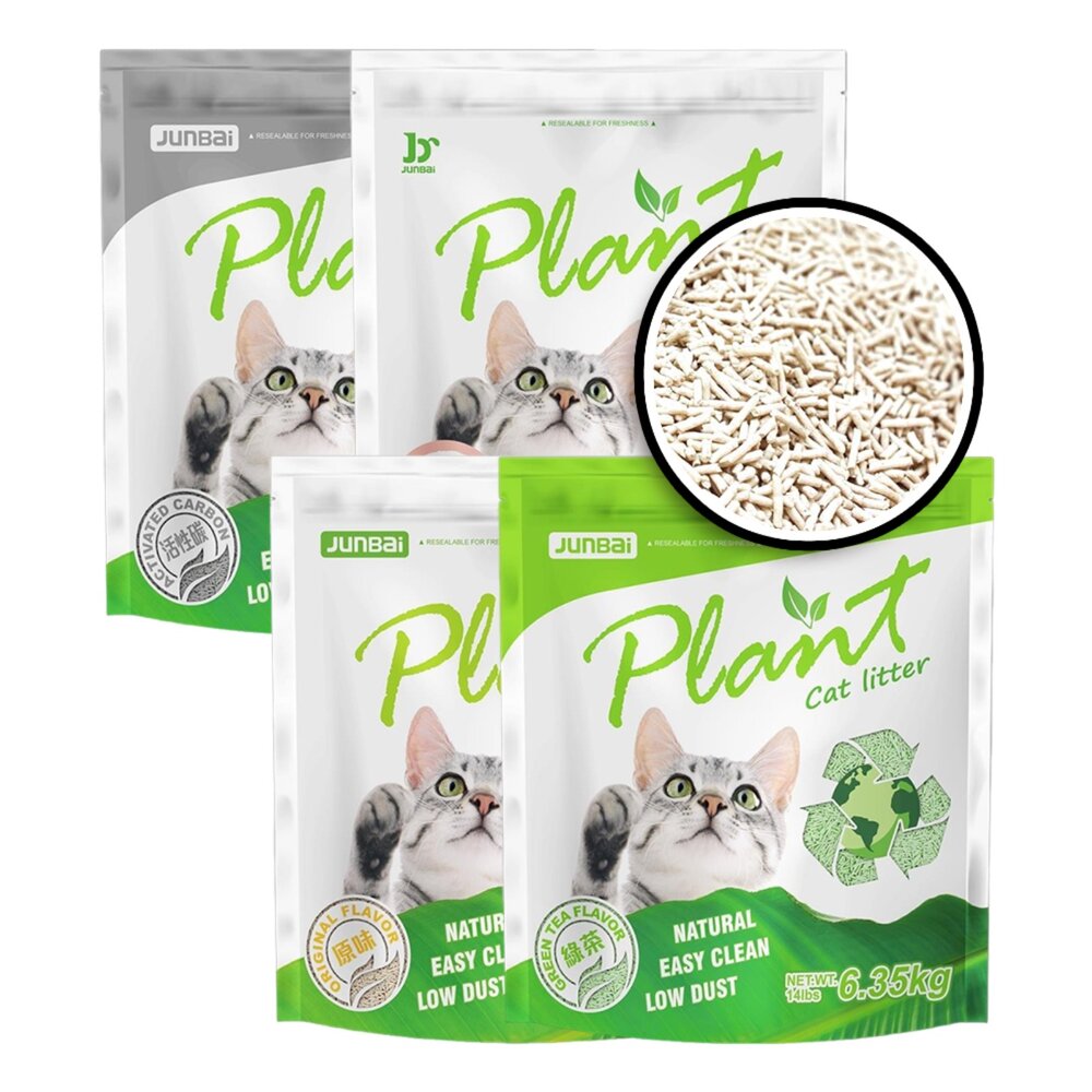 24619594009-Plant 輕植系 寵愛物語 貓砂 活性碳 碗豆砂 豆腐砂 破碎型 仿礦砂 極細型 貓咪 輕植系貓砂毛掌櫃寵物店