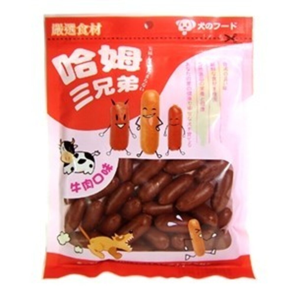 哈姆三兄弟 寵物零食 雞肉 牛肉 羊肉 240g 挑嘴 狗零食 台灣製造 狗零食毛掌櫃寵物店-圖片-3