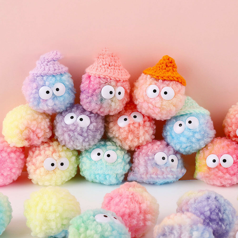 精靈毛絨球 毛絨球 貓咪毛絨球 貓咪球球 毛絨球 貓玩具 貓咪玩具毛掌櫃寵物店-圖片-3