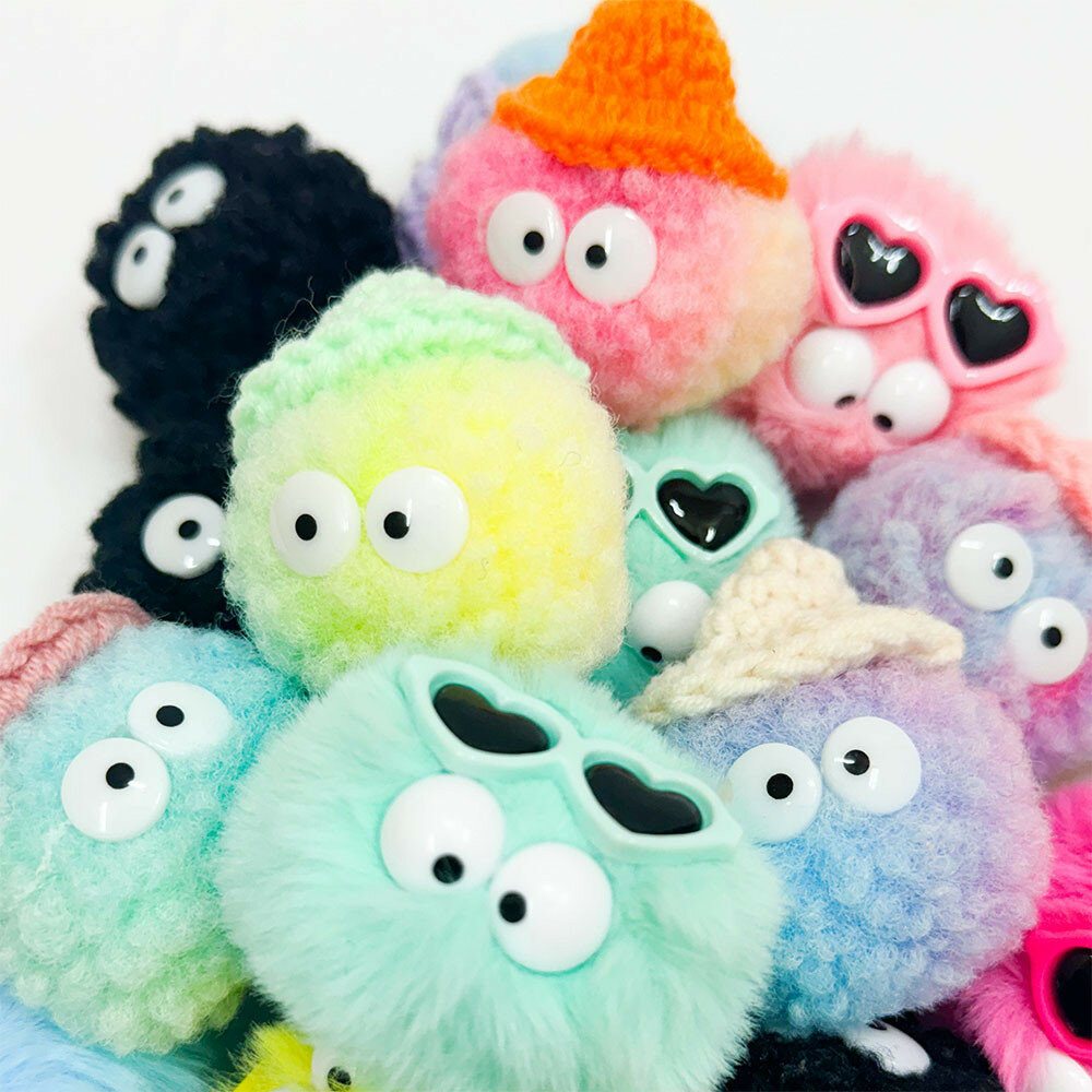 24869594159-精靈毛絨球 毛絨球 貓咪毛絨球 貓咪球球 毛絨球 貓玩具 貓咪玩具毛掌櫃寵物店