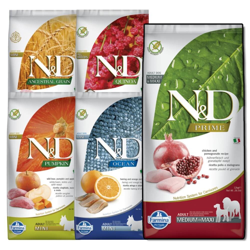 250401225907-法米納ND 天然狗糧全品項7~12kg 無穀 南瓜無穀 小顆粒 潔牙顆粒 幼犬 全齡犬 狗飼料毛掌櫃寵物店