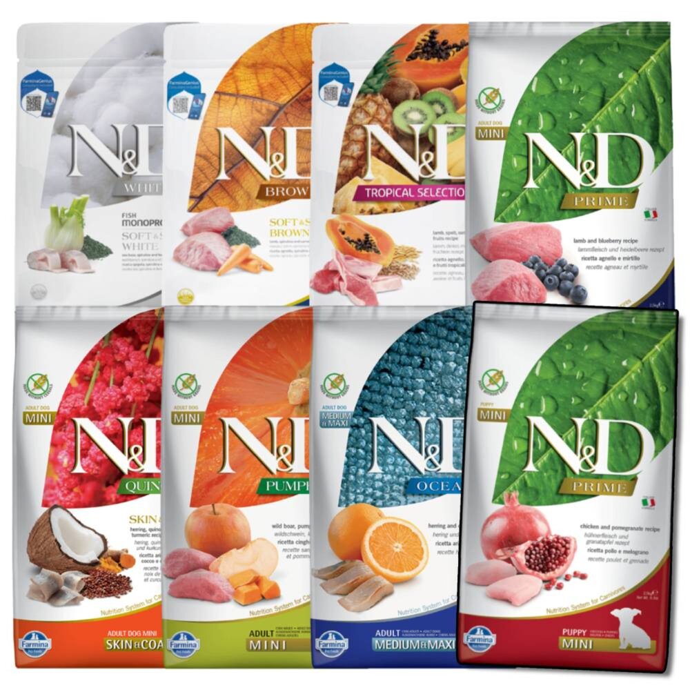 250401233439-法米納ND 天然狗糧全品項1.5~5kg 無穀 南瓜無穀 小顆粒 潔牙顆粒 幼犬 全齡犬 狗飼料毛掌櫃寵物店