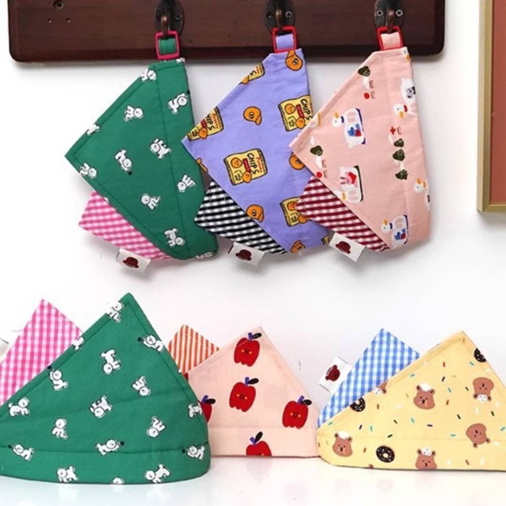 PUPPY BIBIS寵物圍巾 寵物口水巾 寵物防髒圍巾 寵物圍兜 貓狗圍巾 寵物外出口水巾毛掌櫃寵物店-圖片-5