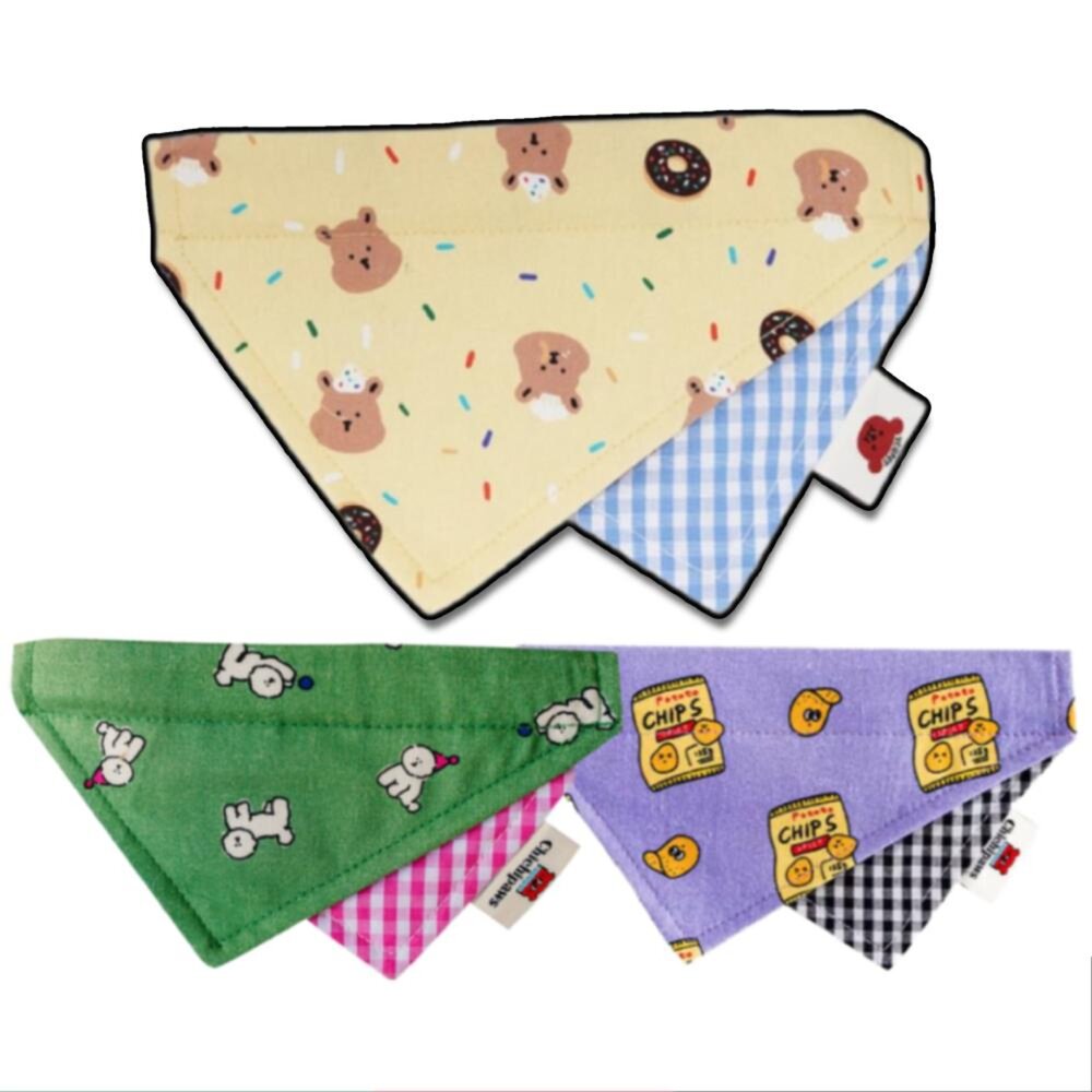 250413175036-PUPPY BIBIS寵物圍巾 寵物口水巾 寵物防髒圍巾 寵物圍兜 貓狗圍巾 寵物外出口水巾毛掌櫃寵物店