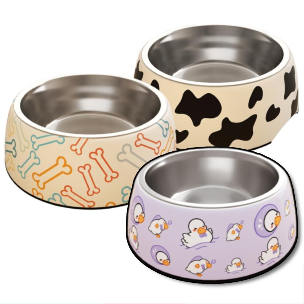 250415223116-密胺不銹鋼寵物碗 飼料碗 狗碗 貓碗 寵物餵食碗 寵物防翻碗 寵物喝水碗 寵物碗 寵物碗不鏽鋼毛掌櫃寵物店