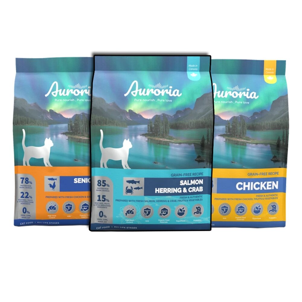 250503160235-極光 貓飼料 全齡貓 貓糧 極光天然糧 無穀 雞肉 鮭魚毛掌櫃寵物店