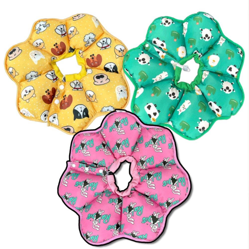 250510013132-HeyElf 伊莉莎白頭套 寵物頭套 寵物脖圍 防舔防抓圈 寵物防舔防抓脖圍 可調節圍脖 寵物軟式頭套 絕育頭套毛掌櫃寵