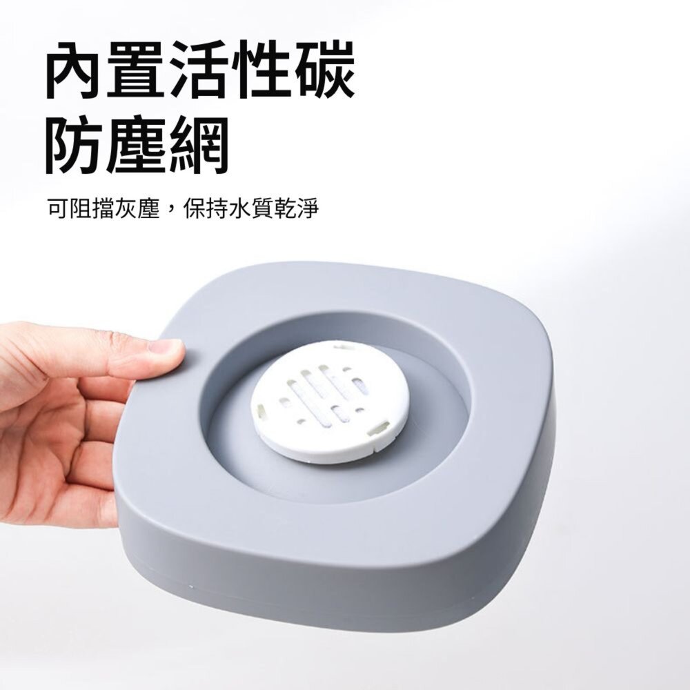 kimpet 四方漂浮水碗 不溼嘴漂浮碗 寵物飲水碗 寵物水碗 貓狗水碗 浮力控水 防塵水碗 寵物水碗飲水器毛掌櫃寵物-圖片-4