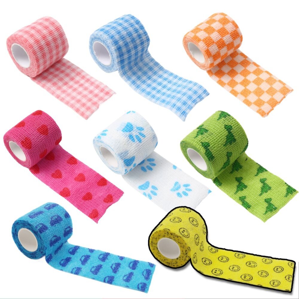 250521012037-無紡布彈性自黏繃帶 寵物繃帶 彈性繃帶 易撕繃帶 彈力自黏繃帶 防護繃帶 防水繃帶 運動繃帶 固定繃帶毛掌櫃寵物店