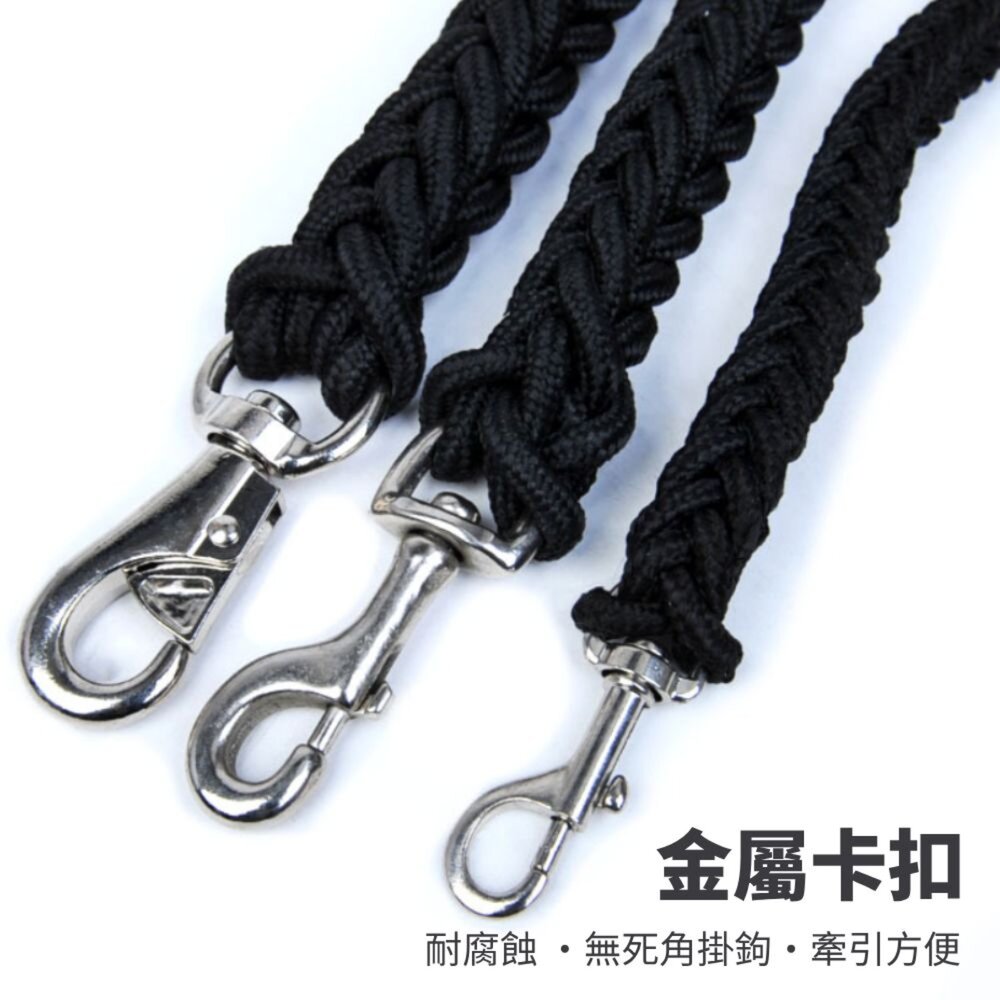 YUZ八股辮牽繩 寵物外出牽繩 狗牽繩 散步牽繩 寵物牽引繩 狗繩 粗狗繩 防暴衝牽繩 大型狗牽繩 寵物外出用品毛掌櫃寵-圖片-2