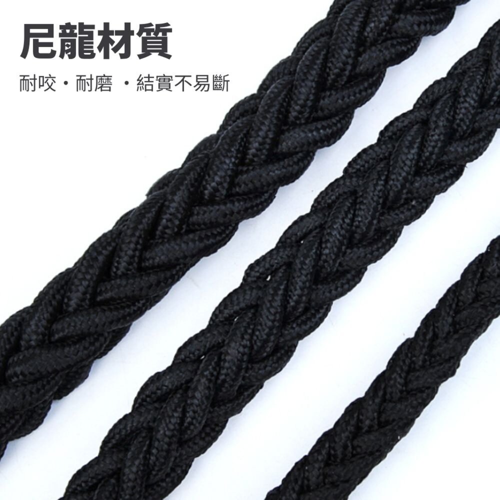 YUZ八股辮牽繩 寵物外出牽繩 狗牽繩 散步牽繩 寵物牽引繩 狗繩 粗狗繩 防暴衝牽繩 大型狗牽繩 寵物外出用品毛掌櫃寵-圖片-3