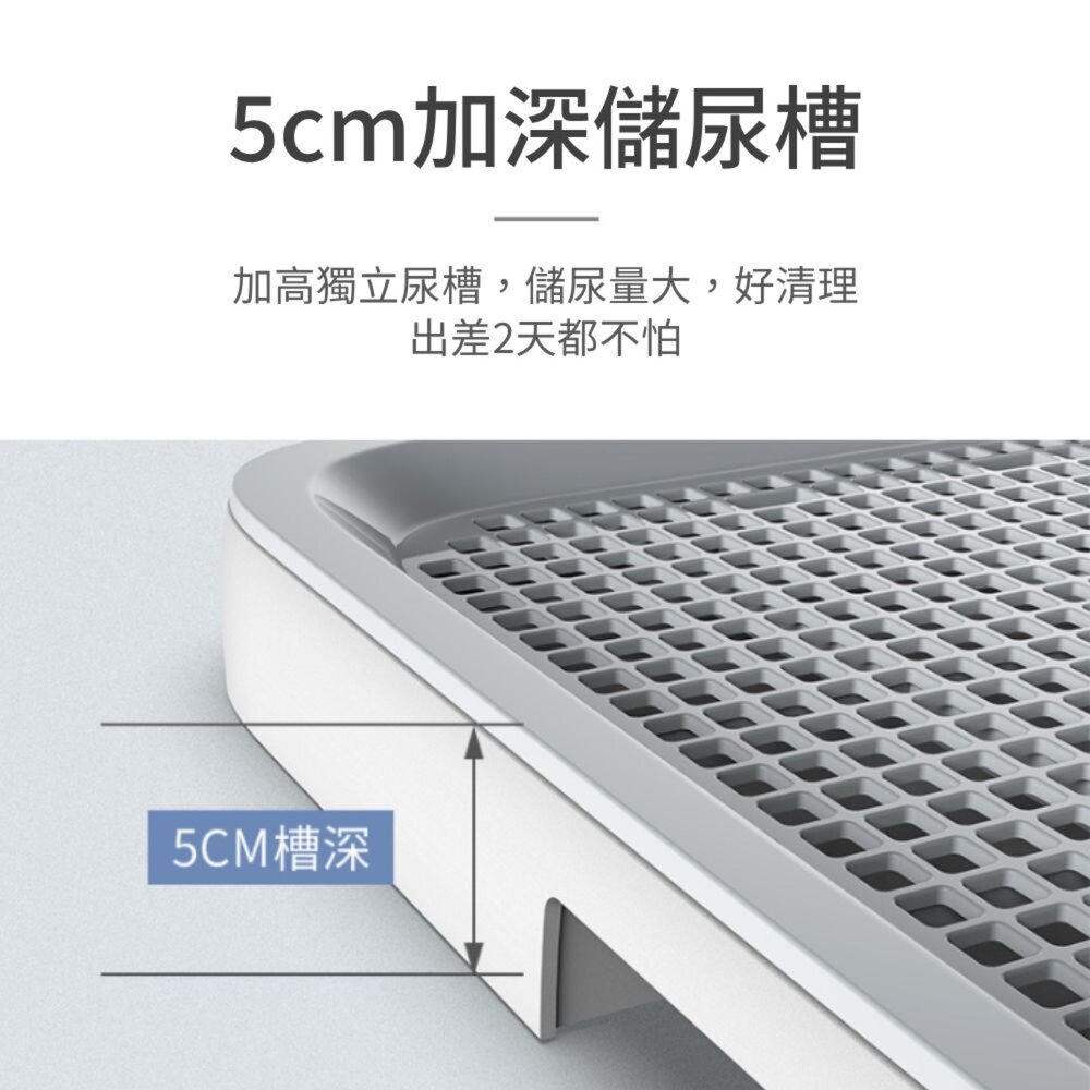 Peeep 高檔狗廁所 狗便盆 狗尿盆 寵物便盆 防濺狗廁所 寵物用品 寵物便盆 狗用品 帶牆寵物便盆毛掌櫃寵物店-圖片-6