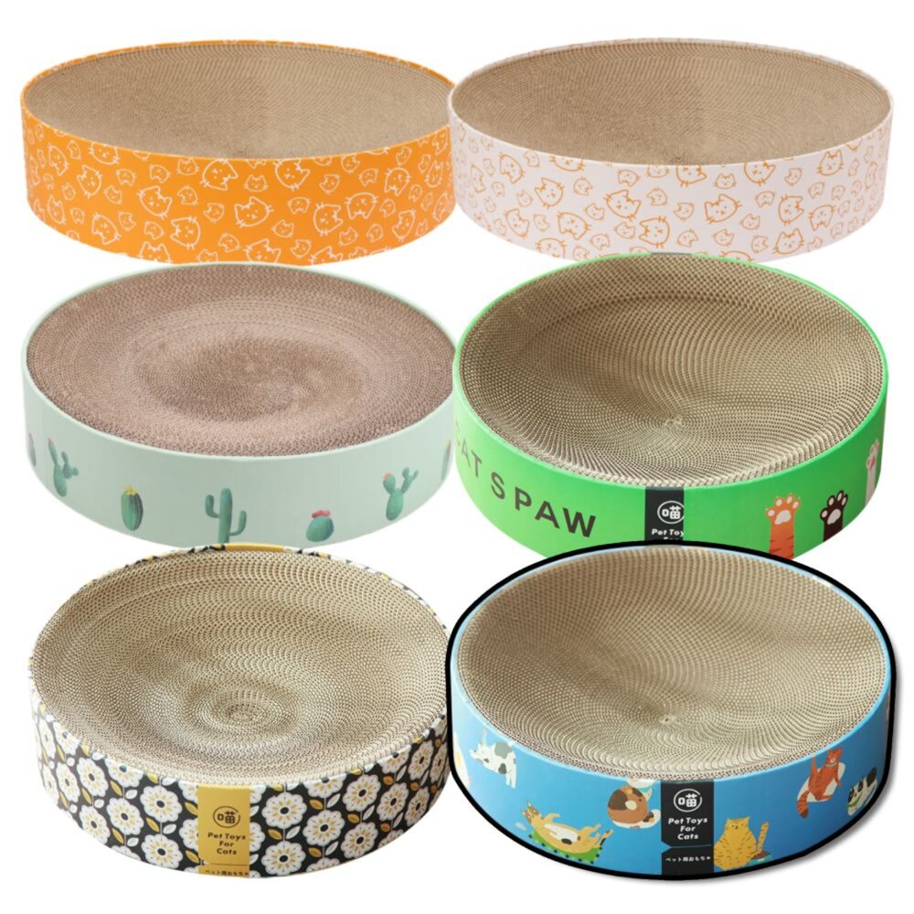 250605232654-圓形貓抓窩 貓抓板 貓睡窩 貓玩具 摩爪神器 貓抓板貓窩 貓咪抓盆 貓咪玩具 貓抓板窩 磨爪貓玩具毛掌櫃寵物店