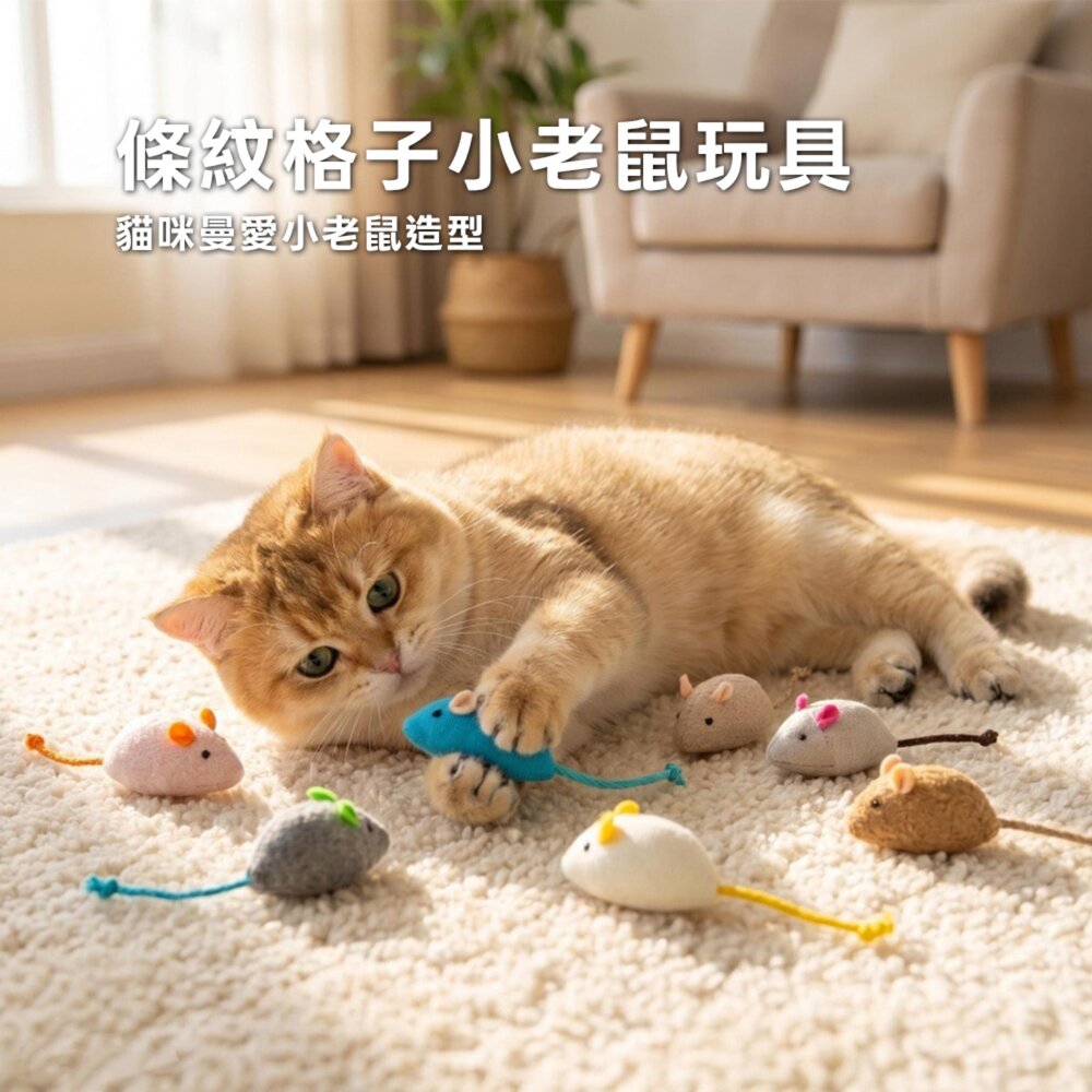 C2C貓薄荷老鼠 多種老鼠 貓咪玩具 貓薄荷玩具 磨牙玩具 布老鼠 寵物玩具 仿真老鼠 逗貓玩具毛掌櫃寵物店-圖片-1