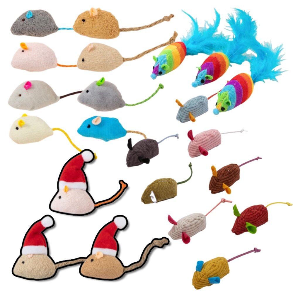 250626224237-C2C貓薄荷老鼠 多種老鼠 貓咪玩具 貓薄荷玩具 磨牙玩具 布老鼠 寵物玩具 仿真老鼠 逗貓玩具毛掌櫃寵物店