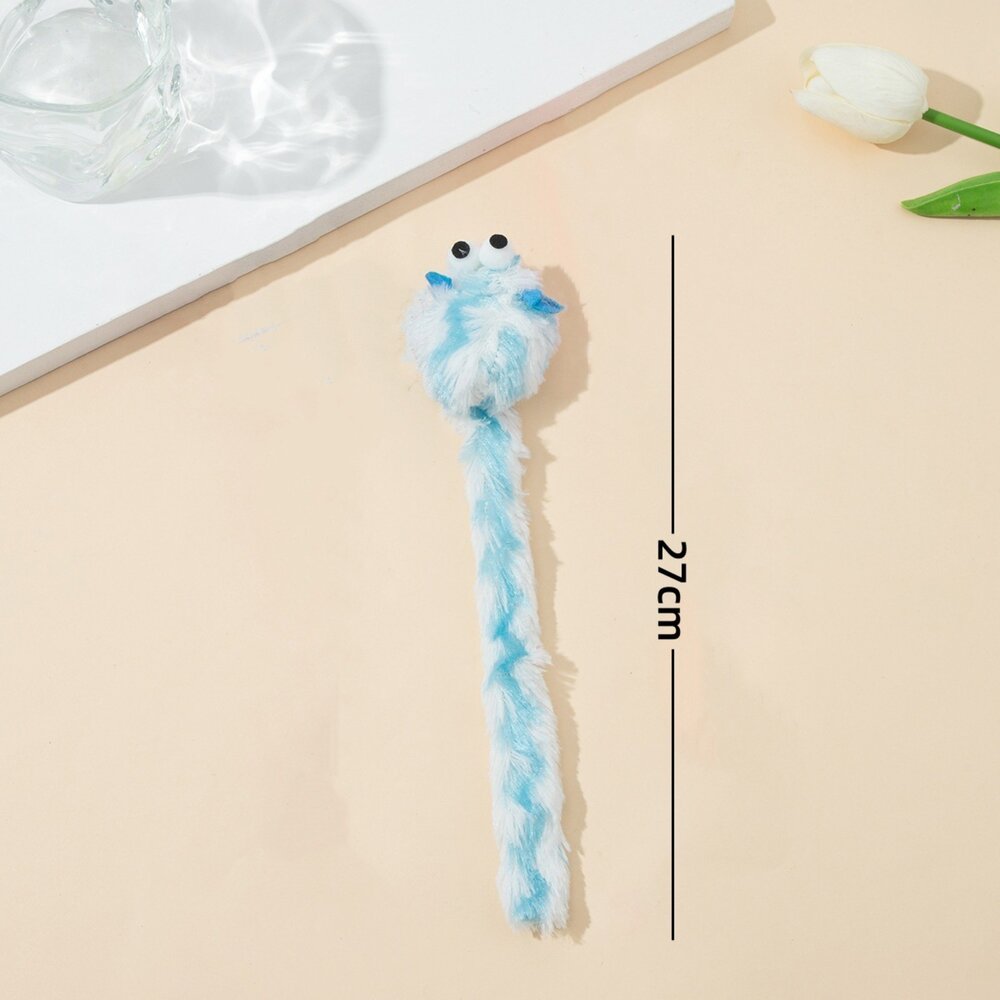 C2C貓薄荷 長尾巴老鼠 貓咪玩具 逗貓玩具 磨牙玩具 寵物玩具 貓薄荷玩具 彩色毛絨小老鼠 仿真老鼠毛掌櫃寵物店-圖片-2