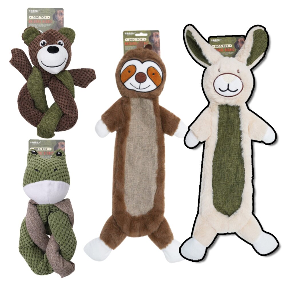 250704000953-SSJ卡啦酷寵毛麻布 狗玩具 寵物玩具 啃咬玩具 發聲玩具 狗狗玩具 耐咬玩具 狗玩具耐咬 狗磨牙玩具毛掌櫃寵物店