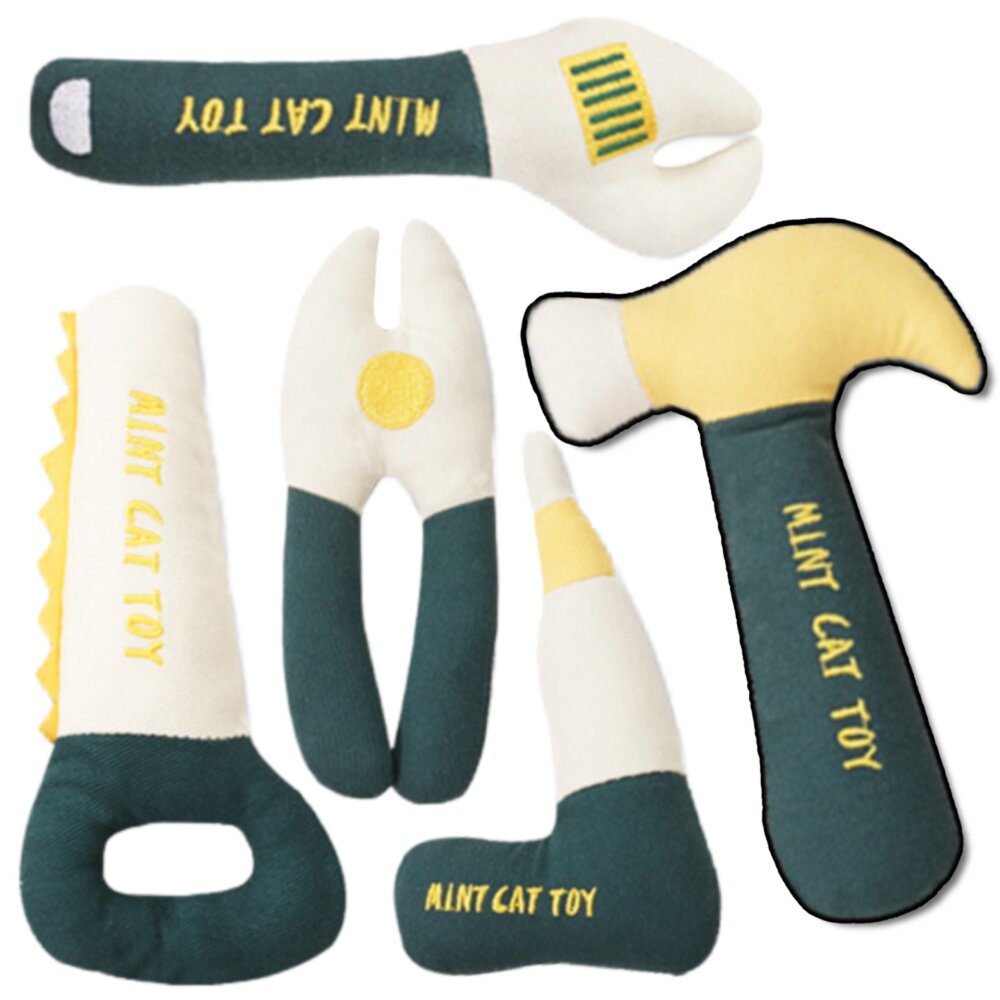 250708235438-卡啦酷寵 修理工具 貓草 貓玩具 趣味造型 貓抱枕 貓草玩具 貓薄荷玩具 貓薄荷 貓咪自嗨磨牙解悶毛掌櫃寵物店