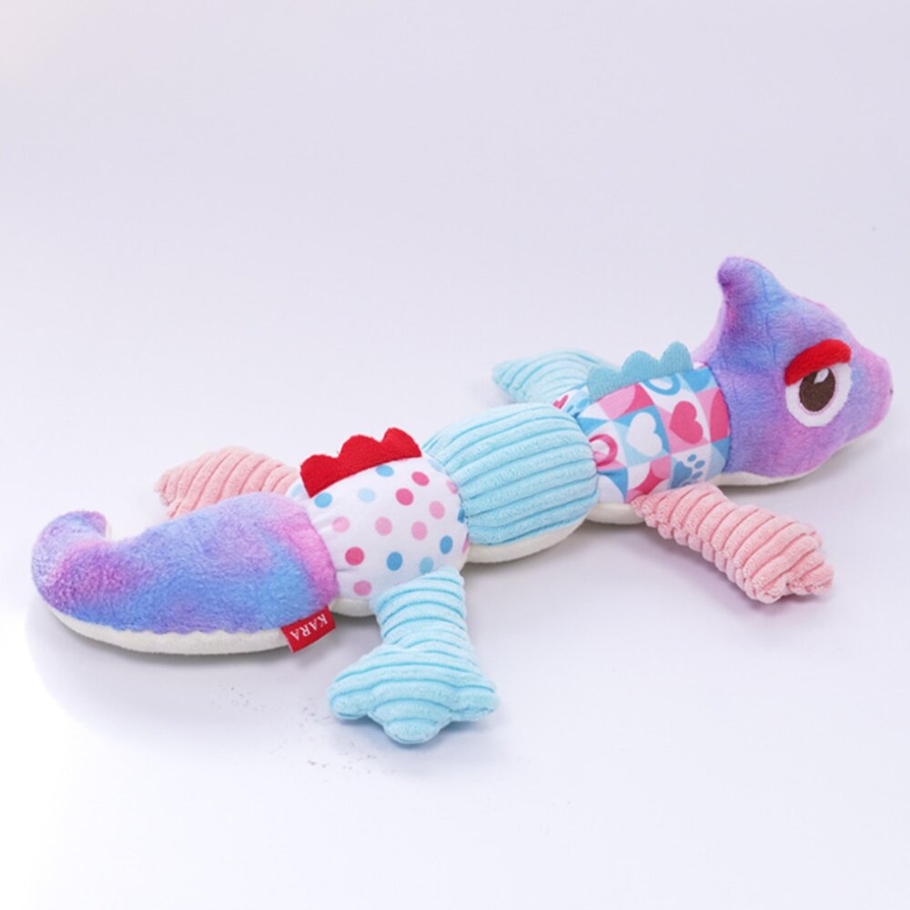 卡啦酷寵 變色龍 狗狗發聲玩具 寵物玩具 狗玩具 幼犬 磨牙玩具 啾啾玩具 毛絨狗玩具毛掌櫃寵物店-圖片-7