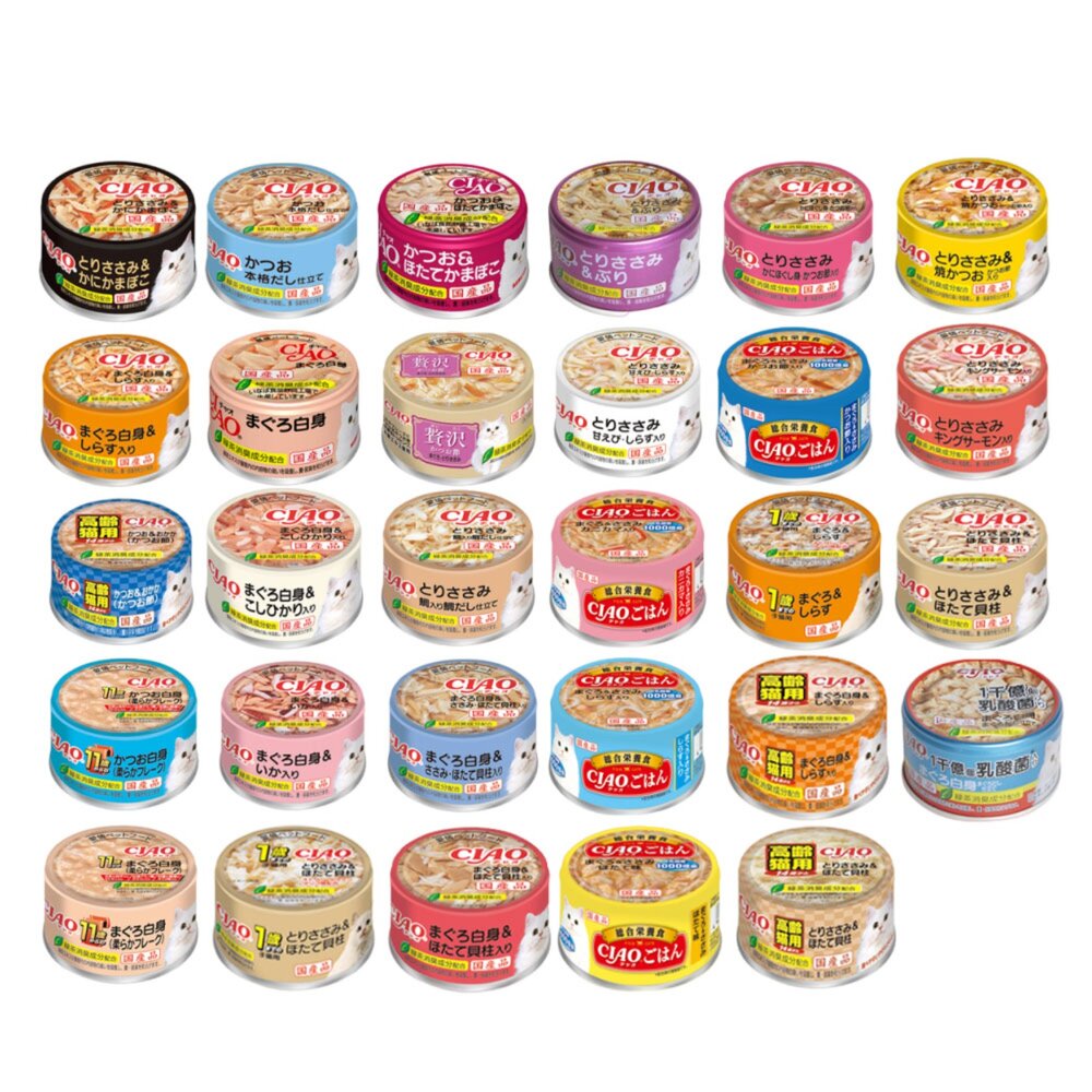 CIAO旨定貓罐 日本原裝進口 貓罐 貓罐頭 日本產 貓食品 全齡貓毛掌櫃寵物店-圖片-1