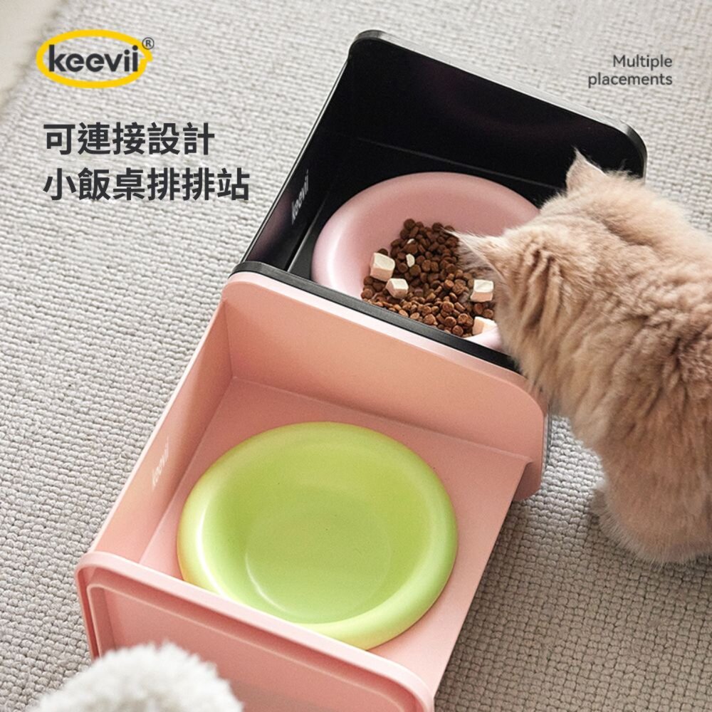 Keevii翻翻碗 寵物碗 陶瓷寵物碗 寵物食碗 餵食碗 貓碗 貓食碗 防溢食 護頸寵物碗 防翻碗 狗碗毛掌櫃寵物店-圖片-9