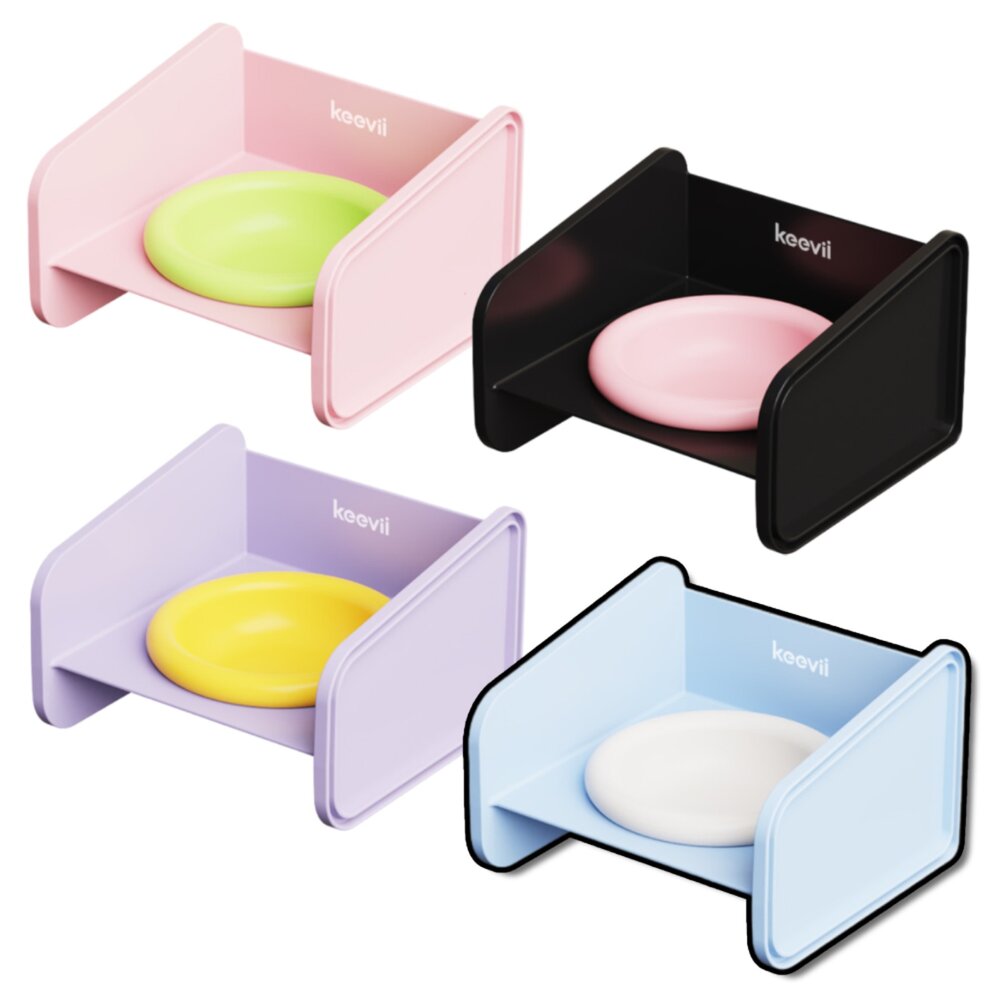 250730003048-Keevii翻翻碗 寵物碗 陶瓷寵物碗 寵物食碗 餵食碗 貓碗 貓食碗 防溢食 護頸寵物碗 防翻碗 狗碗毛掌櫃寵物店