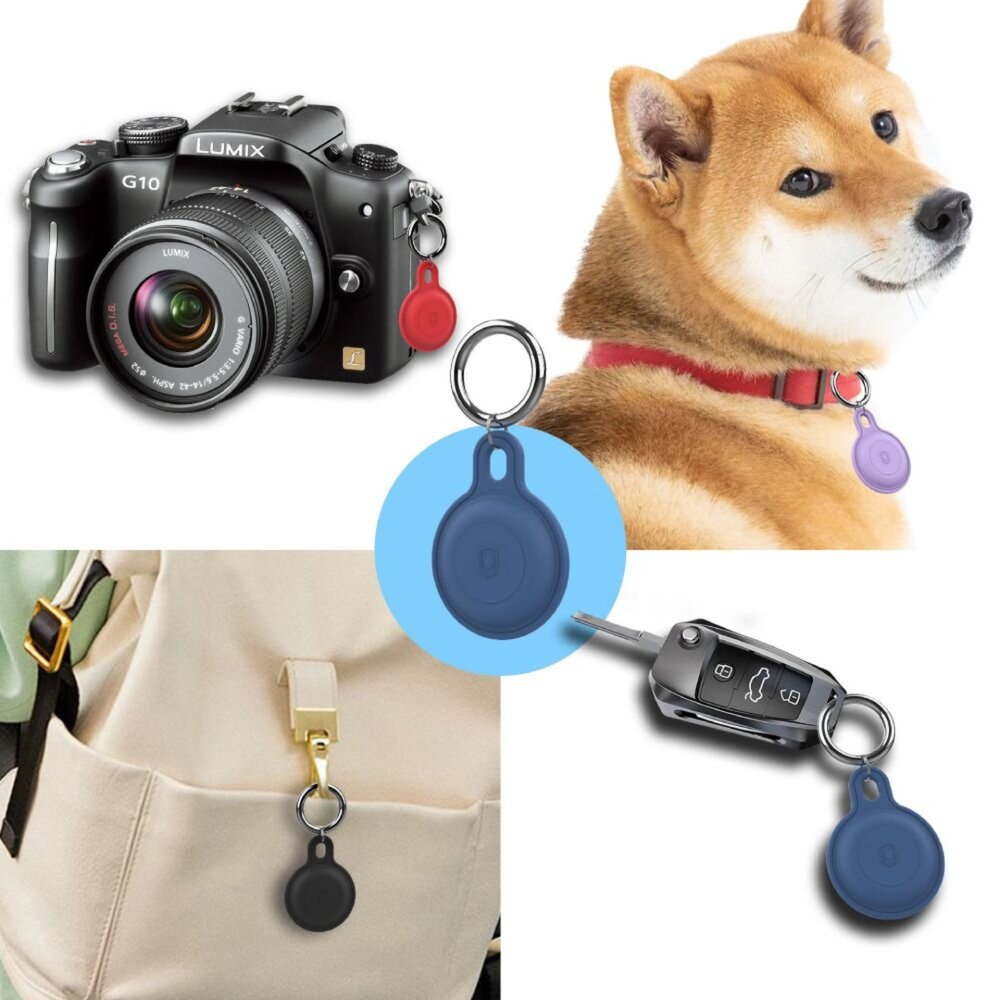 AirTag保護套硅膠防水款 矽膠保護套 定位器保護套 防水保護套 保護殼 鑰匙圈 矽膠套 防摔殼 防丟器 軟殼毛掌櫃寵-圖片-7