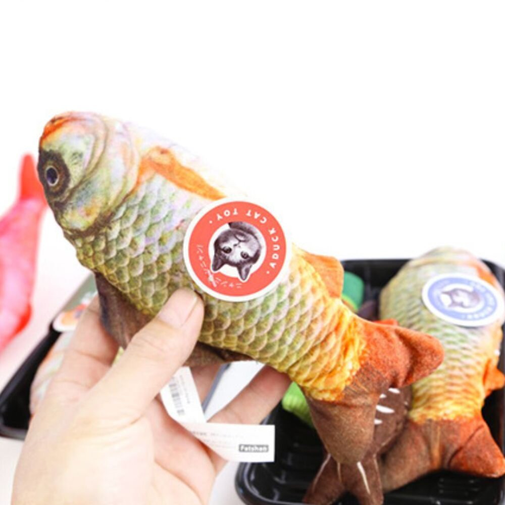 Audck整盒海鮮 貓草玩具 鮮魚玩具 貓薄荷 仿真玩具 發聲玩具 海鮮仿真玩具 寵物玩具 貓玩具 逗貓玩具 貓抱枕毛掌-圖片-8