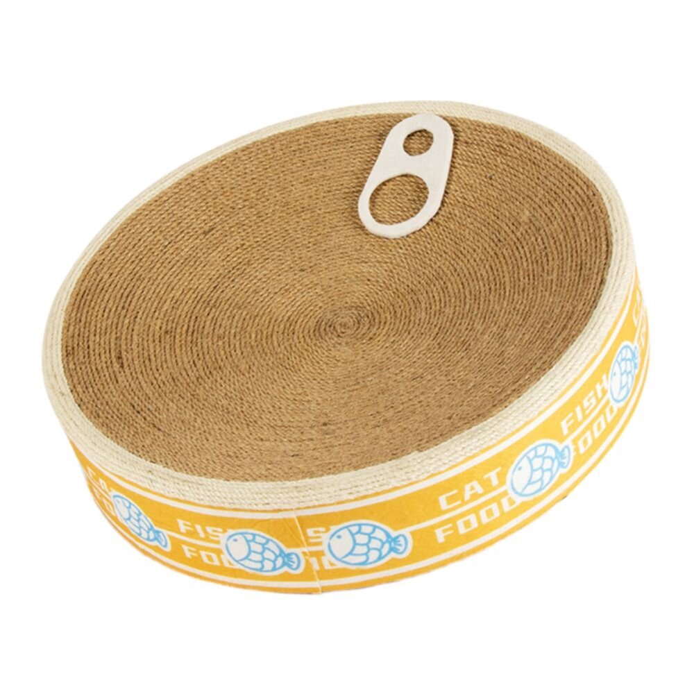 250802233927-罐頭貓抓板 圓形劍麻貓抓窩 貓抓盆 耐抓不掉屑窩盆 貓睡窩 圓形貓抓板 貓抓窩兩用毛掌櫃寵物店