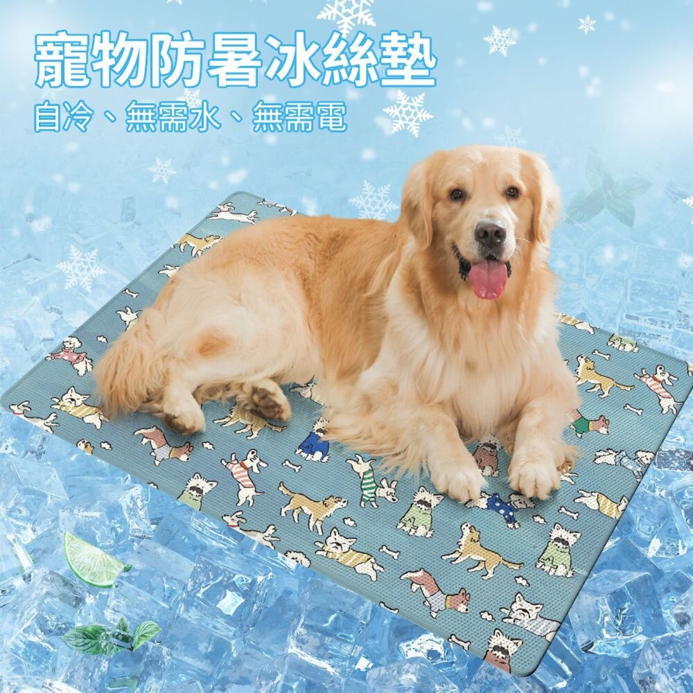 Parkmat 防暑冰絲墊 夏季 冰涼墊 涼感墊 狗狗涼墊 寵物墊 涼墊 寵物涼墊 貓咪涼墊毛掌櫃寵物店-圖片-1