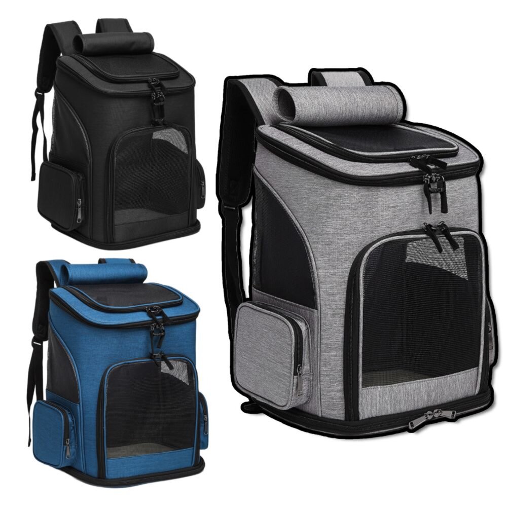 250805231906-GZD便攜透氣後背包 寵物包 寵物便攜包 狗狗外出包 可折疊貓包狗包 硬底大容量包 寵物外出包毛掌櫃寵物店