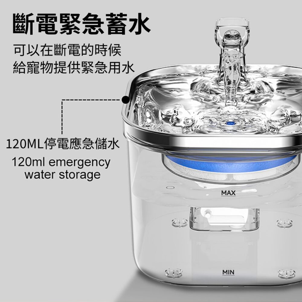 Cooler自動飲水器 不銹鋼 飲水器 自動飲水機 寵物飲水器 貓飲水 狗飲水毛掌櫃寵物店-圖片-5