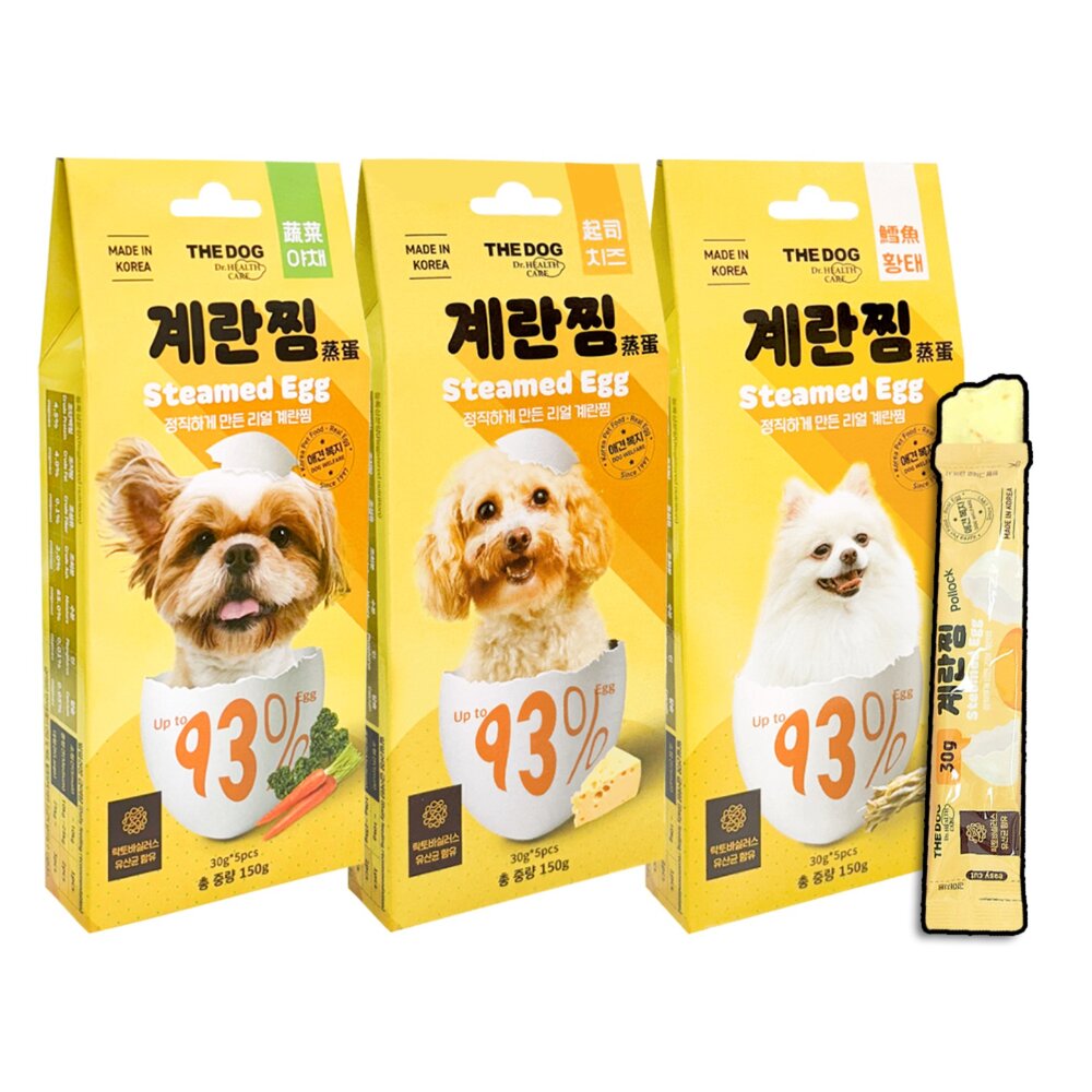 250811002423-THEDOG 新鮮蒸蛋 狗狗新鮮蒸蛋條 蒸蛋條毛掌櫃寵物店