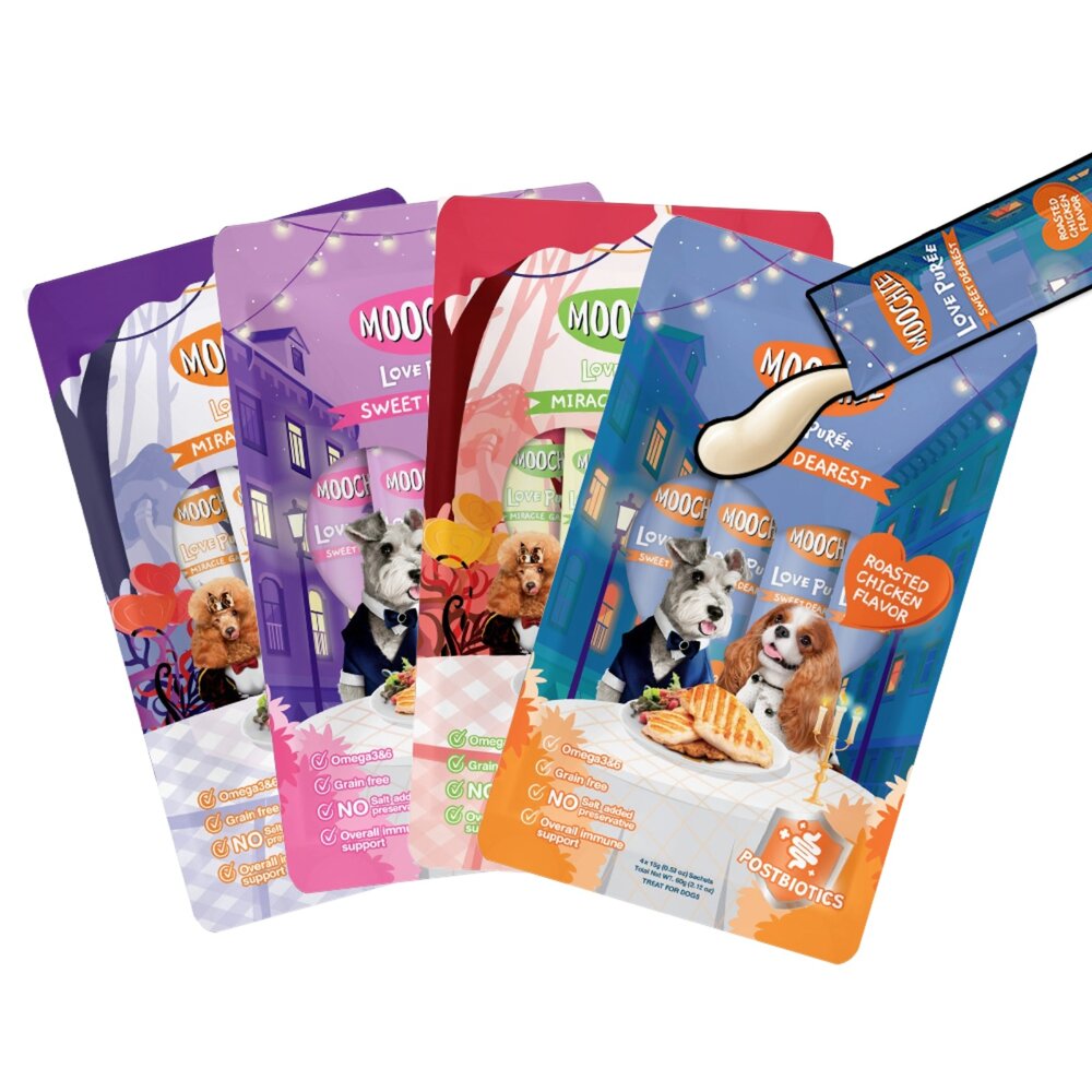 250812011004-Moochie姆吉 犬肉泥系列 雞肉饗宴 15g*4條/包 犬肉泥 犬零食 肉泥毛掌櫃寵物店