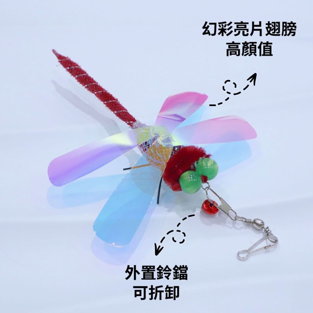 NB 網管昆蟲 逗貓棒替換頭 鈴鐺 羽毛 貓薄荷球 貓玩具配件 逗貓棒 替換頭 貓咪玩具毛掌櫃寵物店-圖片-2