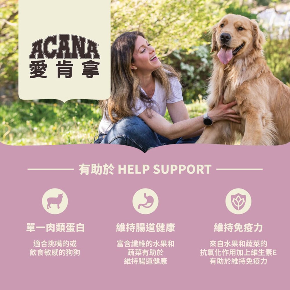 愛肯拿ACANA 無穀狗飼料 全品項 無穀 低GI 狗飼料 狗糧 單一蛋白 無穀飼料毛掌櫃寵物店-圖片-11