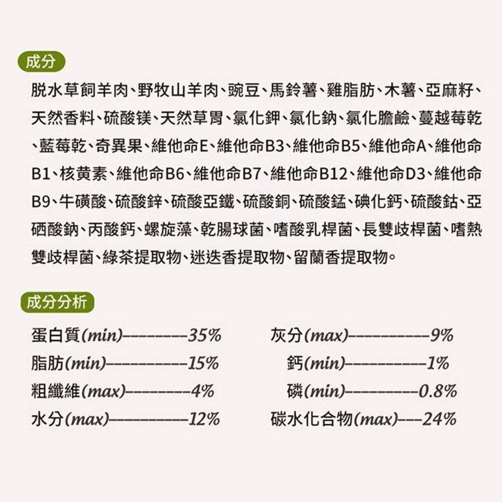 野宴紐西蘭無穀 貓飼料 貓糧 無穀貓飼料 無穀貓糧毛掌櫃寵物店-圖片-3