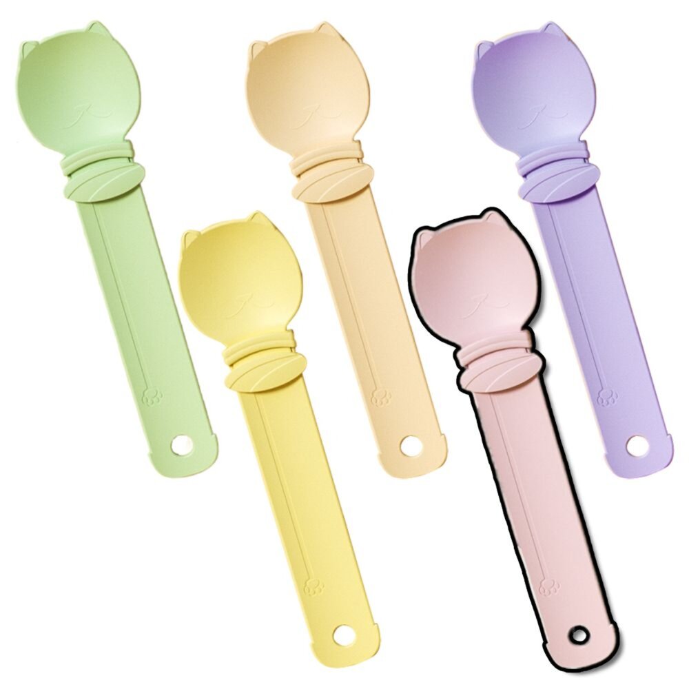 250829224534-ZYG 圓形貓臉 肉泥餵食器 貓咪餵食勺 擠壓器 防滴漏肉泥勺 防咬手神器 貓零食工具 餵食湯匙 寵物用品毛掌櫃寵物店