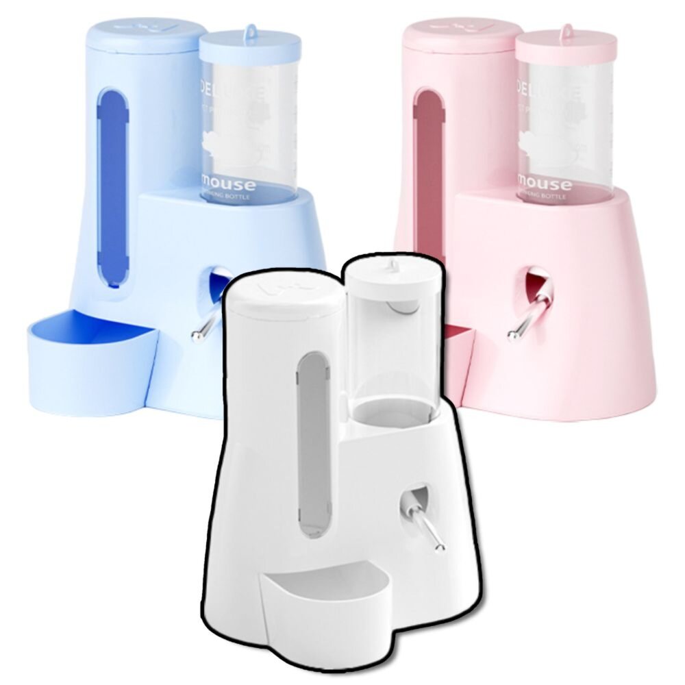 250829231946-Hamster倉鼠自動餵食飲水器 倉鼠飼料盒 倉鼠飲水器二合一 倉鼠水糧餵食器 小寵飲水餵食器毛掌櫃寵物店