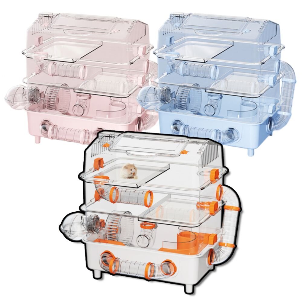 250905173510-MENG悅享倉鼠豪華別墅 鼠籠 倉鼠籠 壓克力籠 大空間鼠窩 透明倉鼠小屋 倉鼠屋 小寵專用毛掌櫃寵物店