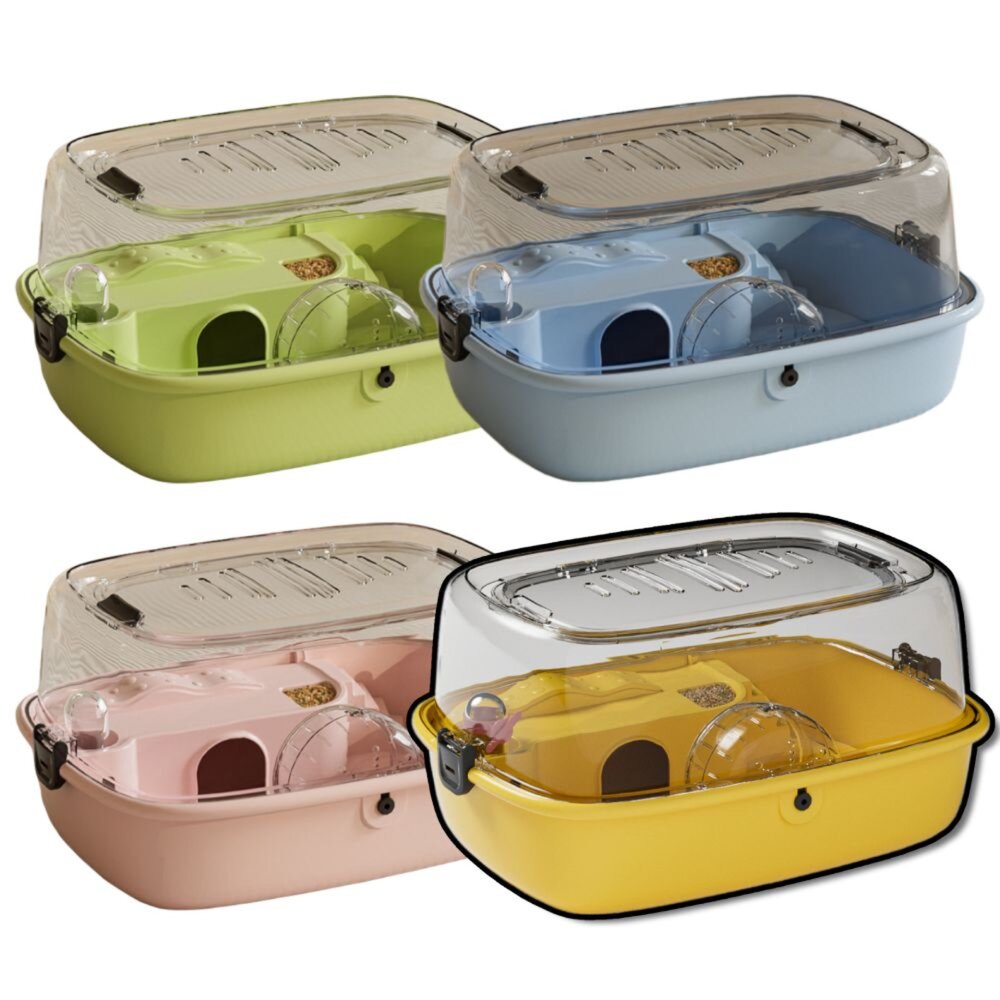 250905174849-HT室內倉鼠籠子 鼠籠 倉鼠籠 壓克力籠 大空間鼠窩 透明倉鼠小屋 倉鼠屋 小寵專用 室內鼠窩毛掌櫃寵物店
