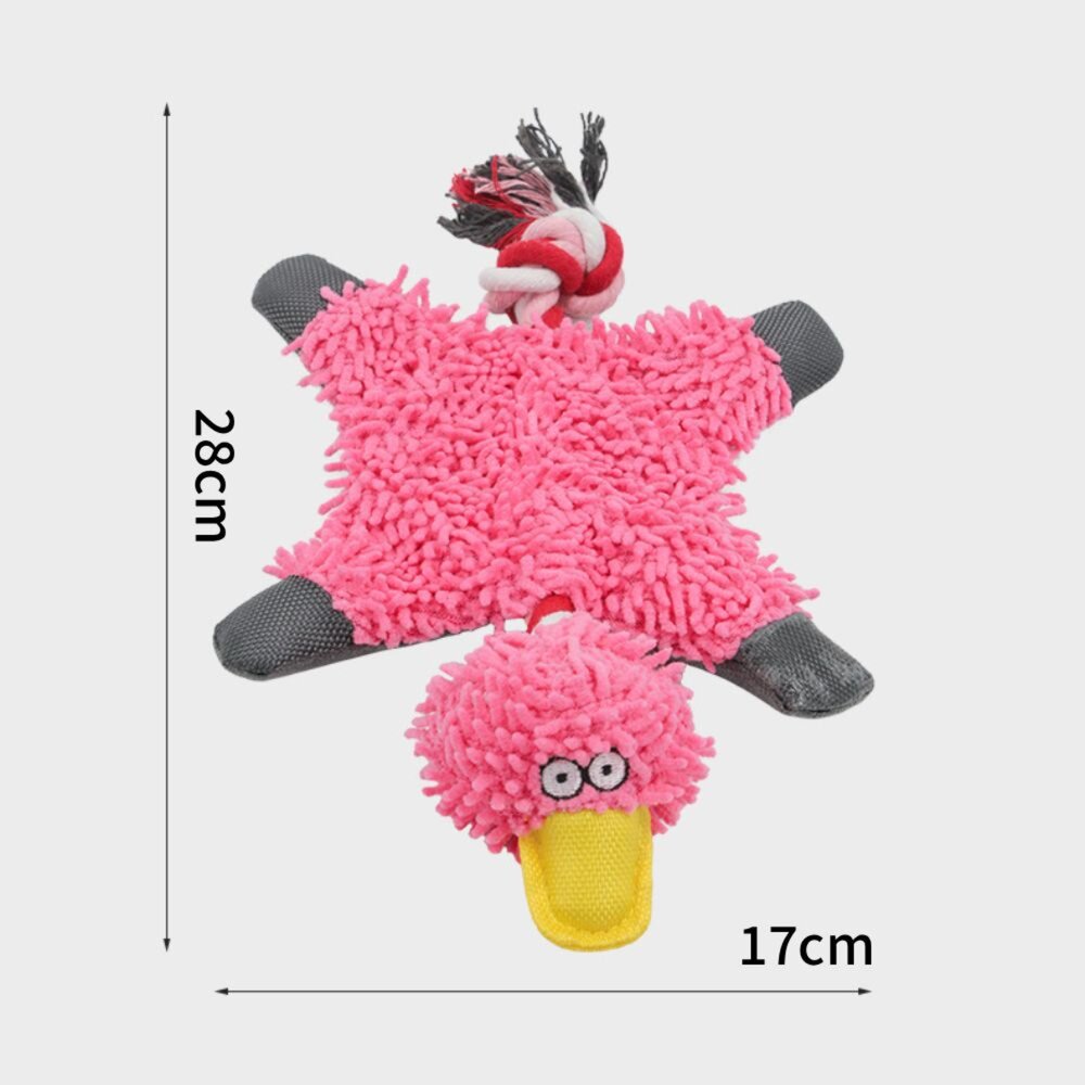 餵根蔬 棉繩拖把 狗玩具 潔齒磨牙耐咬玩偶 狗狗玩具 寵物洩憤玩具 寵物玩偶 仿真玩偶毛掌櫃寵物店-圖片-5