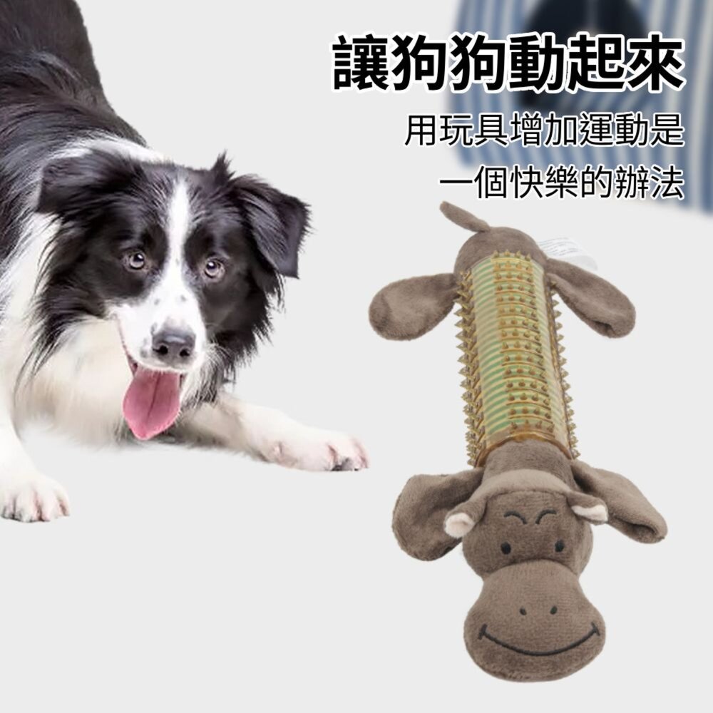 餵根蔬 TPR 啃咬棒 狗玩具 寵物耐咬玩具 棉繩玩具 發聲玩具 寵物玩具 磨牙潔齒玩具 啃咬玩具毛掌櫃寵物店-圖片-7